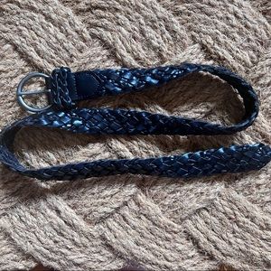 Gap Black Braided Leather Belt